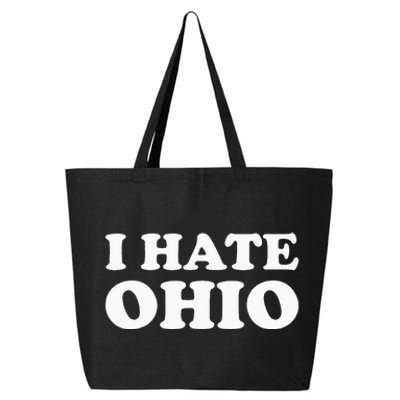 Funny US State Souvenir I Hate Ohio 25L Jumbo Tote