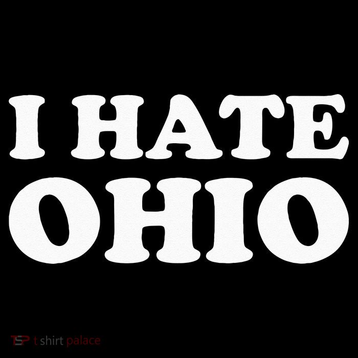 Funny US State Souvenir I Hate Ohio Kids T-Shirt