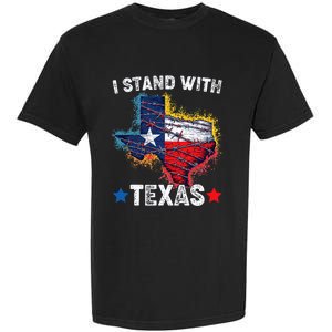 Flag Usa State Of Texas I Stand With Texas Garment-Dyed Heavyweight T-Shirt