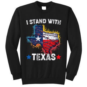 Flag Usa State Of Texas I Stand With Texas Sweatshirt