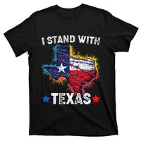 Flag Usa State Of Texas I Stand With Texas T-Shirt