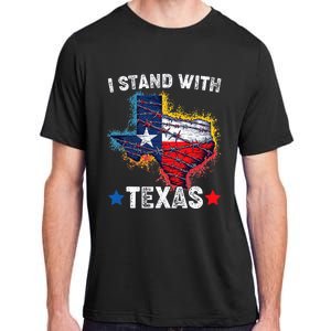 Flag Usa State Of Texas I Stand With Texas Adult ChromaSoft Performance T-Shirt