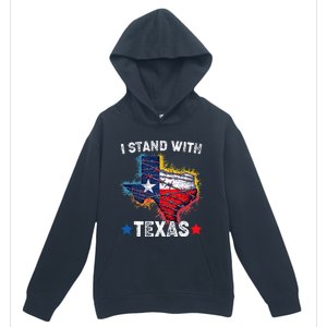 Flag Usa State Of Texas I Stand With Texas Urban Pullover Hoodie