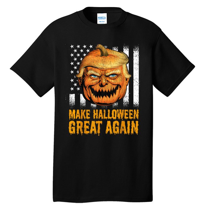 Funny Usa Trumpkin Make Halloween Great Again Tall T-Shirt