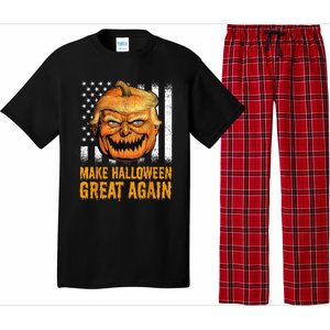 Funny Usa Trumpkin Make Halloween Great Again Pajama Set