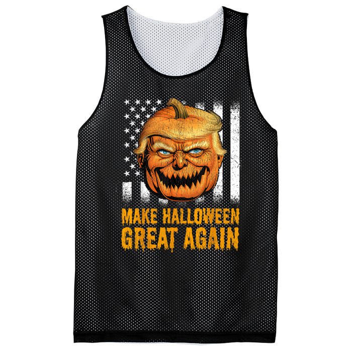 Funny Usa Trumpkin Make Halloween Great Again Mesh Reversible Basketball Jersey Tank