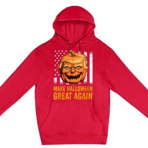 Funny Usa Trumpkin Make Halloween Great Again Premium Pullover Hoodie