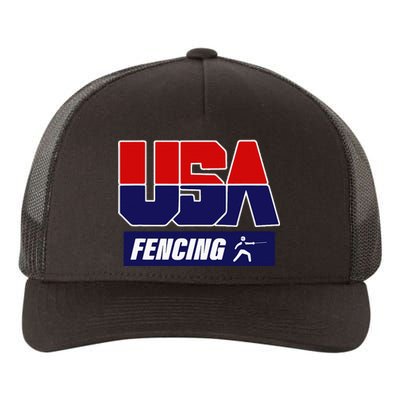 Fencing Usa Team Yupoong Adult 5-Panel Trucker Hat