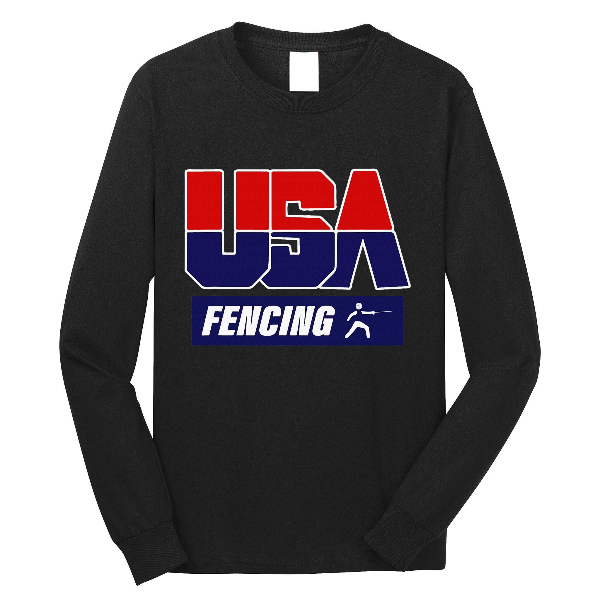 Fencing Usa Team Long Sleeve Shirt