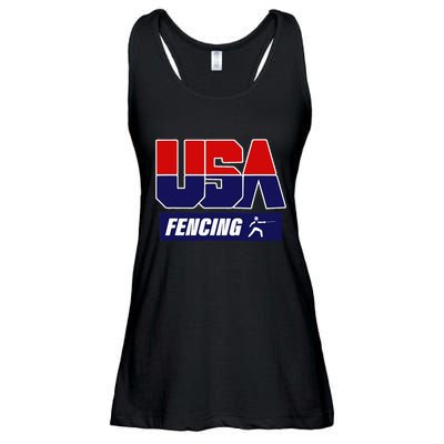 Fencing Usa Team Ladies Essential Flowy Tank