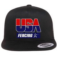 Fencing Usa Team Flat Bill Trucker Hat