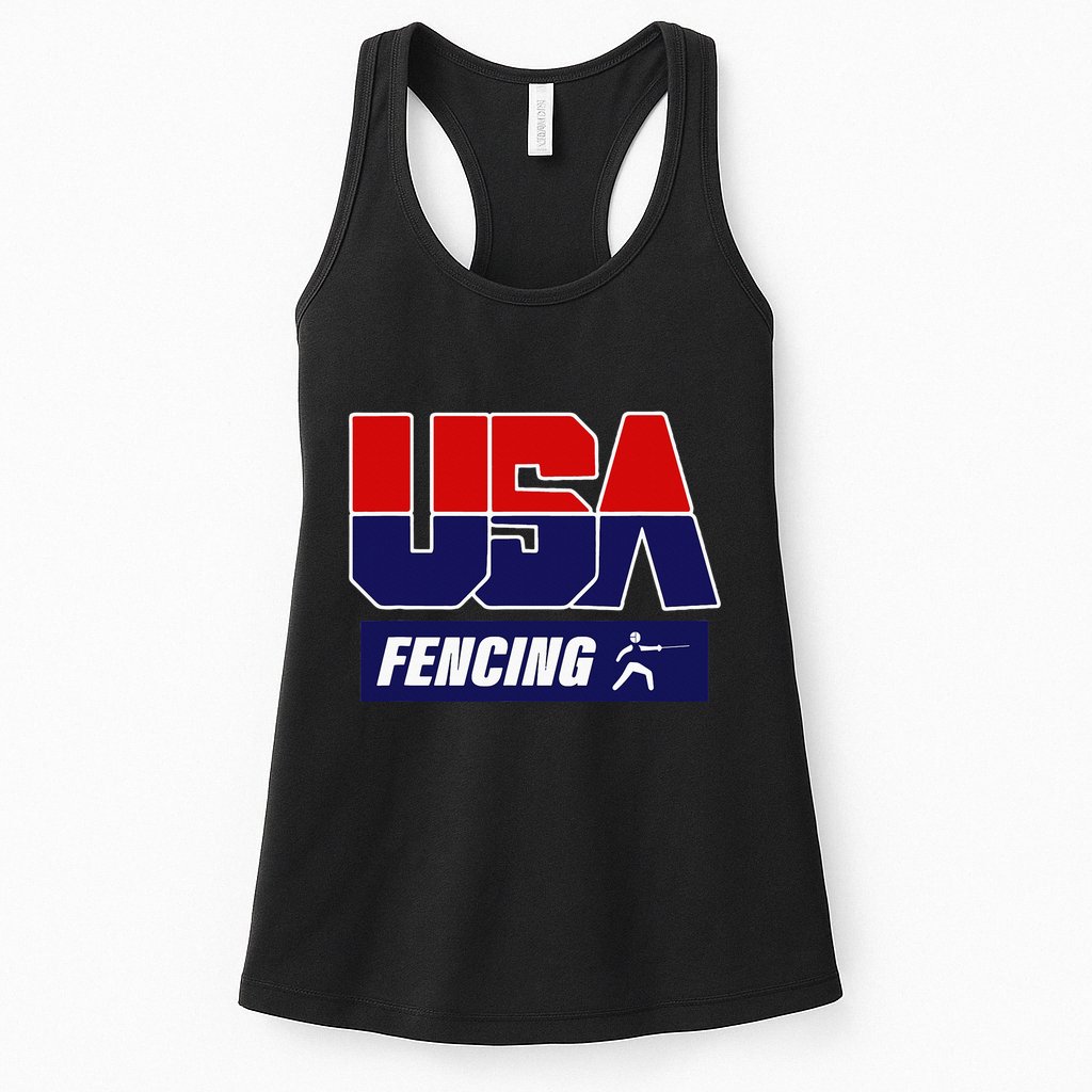 Fencing Usa Team Womens Tank Top