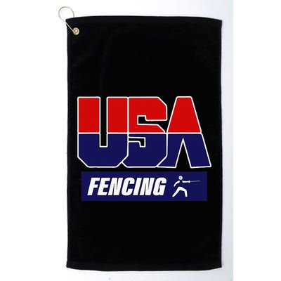 Fencing Usa Team Golf Towel