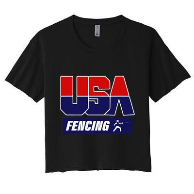 Fencing Usa Team Crop Top