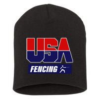 Fencing Usa Team Short Acrylic Beanie