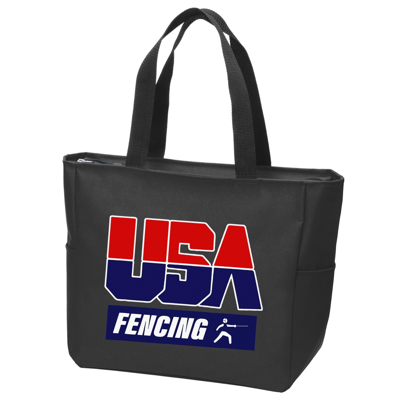 Fencing Usa Team Zip Tote Bag