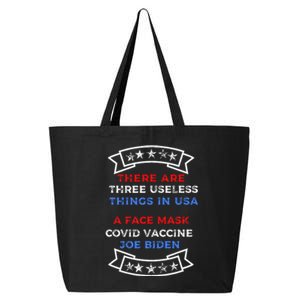 Funny Useless Things Vaccine Biden Stars Grunge 25L Jumbo Tote