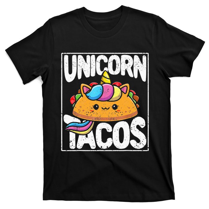 Funny Unicorn Tacos Cinco de Mayo Taco Fiesta Mexican Horse T-Shirt