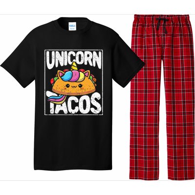 Funny Unicorn Tacos Cinco de Mayo Taco Fiesta Mexican Horse Pajama Set