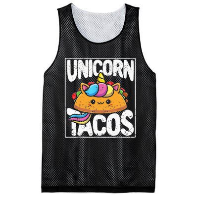 Funny Unicorn Tacos Cinco de Mayo Taco Fiesta Mexican Horse Mesh Reversible Basketball Jersey Tank