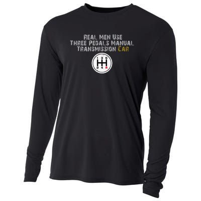 Funny Use Three Pedals Manual Transmission Car . Cooling Performance Long Sleeve Crew