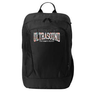 Floral Ultrasound Technologist Sonographer City Backpack