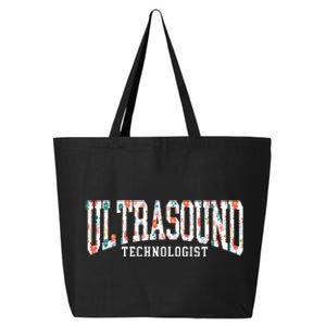 Floral Ultrasound Technologist Sonographer 25L Jumbo Tote