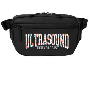 Floral Ultrasound Technologist Sonographer Crossbody Pack