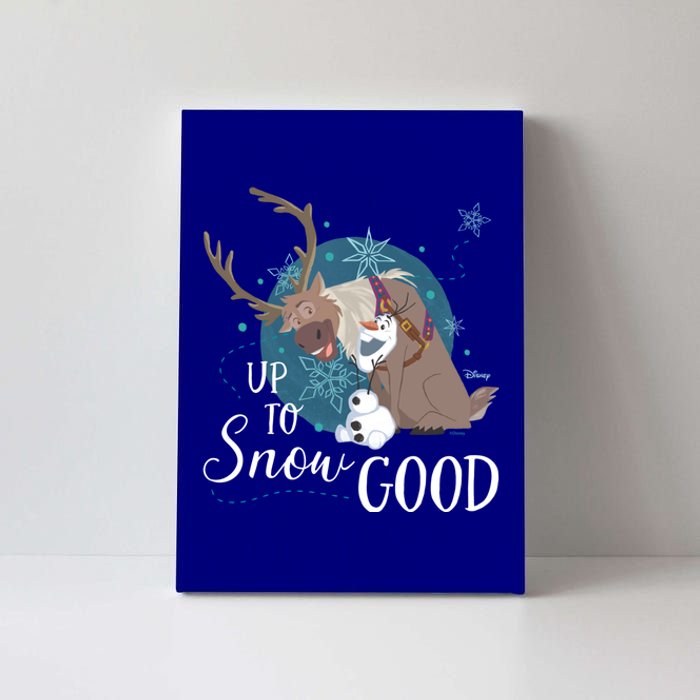 Frozen Up To Snow Good Gift Canvas