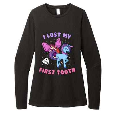 Fairy Unicorn Tooth Fairy Wiggly Teeth Meaningful Gift Womens CVC Long Sleeve Shirt