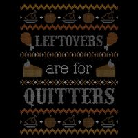 Funny Ugly Thanksgiving Sweater Leftovers for Quitters Impact Tech Backpack