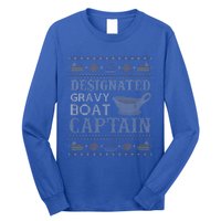 Funny Ugly Thanksgiving Gravy Boat Captain Long Sleeve Shirt