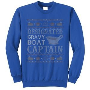 Funny Ugly Thanksgiving Gravy Boat Captain Sweatshirt