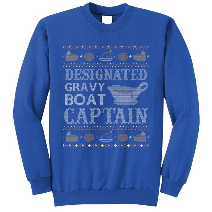 Funny Ugly Thanksgiving Gravy Boat Captain Sweatshirt