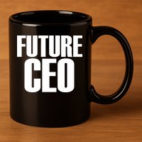 Future CEO 11oz C Handle Ceramic Mug