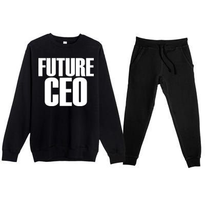 Future CEO Premium Crewneck Sweatsuit Set