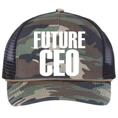 Future CEO Retro Rope Trucker Hat Cap