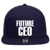 Future CEO 7 Panel Mesh Trucker Snapback Hat