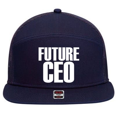 Future CEO 7 Panel Mesh Trucker Snapback Hat