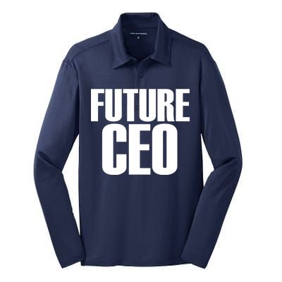 Future CEO Silk Touch Performance Long Sleeve Polo