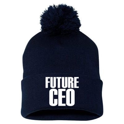 Future CEO Pom Pom 12in Knit Beanie