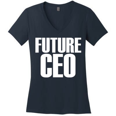 Future CEO Women's V-Neck T-Shirt