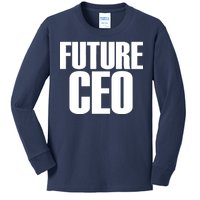 Future CEO Kids Long Sleeve Shirt