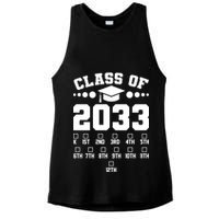 Future Class Of 2033 Check Mark Chart Ladies PosiCharge Tri-Blend Wicking Tank