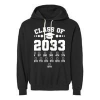 Future Class Of 2033 Check Mark Chart Garment-Dyed Fleece Hoodie