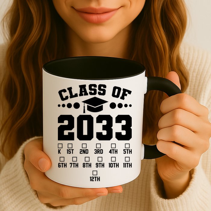 Future Class Of 2033 Check Mark Chart Mug