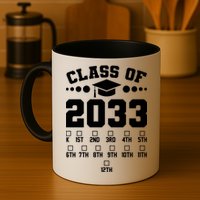 Future Class Of 2033 Check Mark Chart Mug