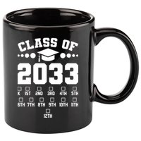 Future Class Of 2033 Check Mark Chart 11oz C Handle Ceramic Mug