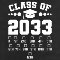 Future Class Of 2033 Check Mark Chart Crop Fleece Hoodie
