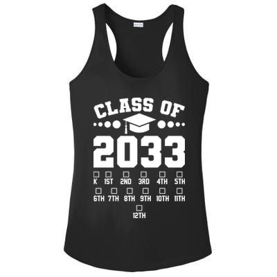 Future Class Of 2033 Check Mark Chart Ladies PosiCharge Competitor Racerback Tank